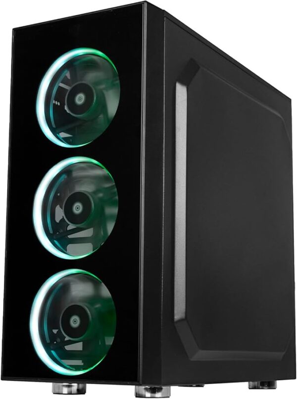 XTREME PC GAMING AMD Radeon Vega Renoir Ryzen 7 5700G 16GB SSD 240GB 2TB WiFi (Dragonfly, Black) - Image 5