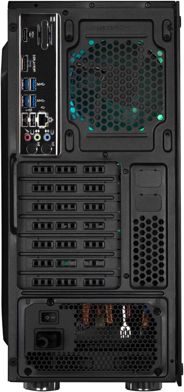 XTREME PC GAMING AMD Radeon Vega Renoir Ryzen 7 5700G 16GB SSD 240GB 2TB WiFi (Dragonfly, Black) - Image 3