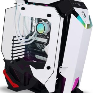 KEDIERS Gabinete PC ATX Gaming Carcasa para PC Carcasa de Cristal Templado para Juegos
