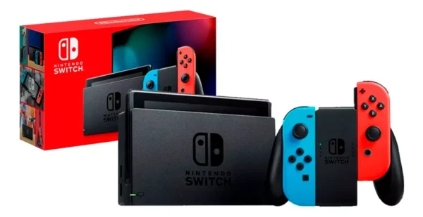 Nintendo Switch Neon Blue And Neon Red Joycon. Color Rojo - Image 7