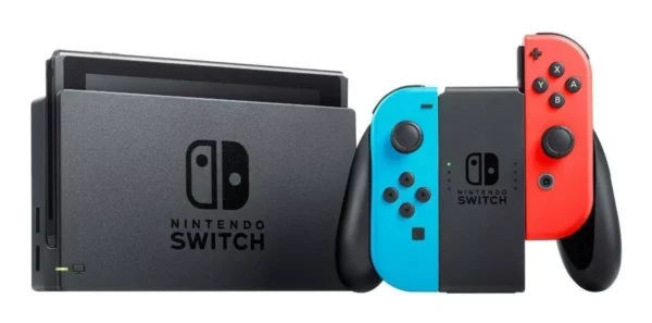 Nintendo Switch Neon Blue And Neon Red Joycon. Color Rojo - Image 5