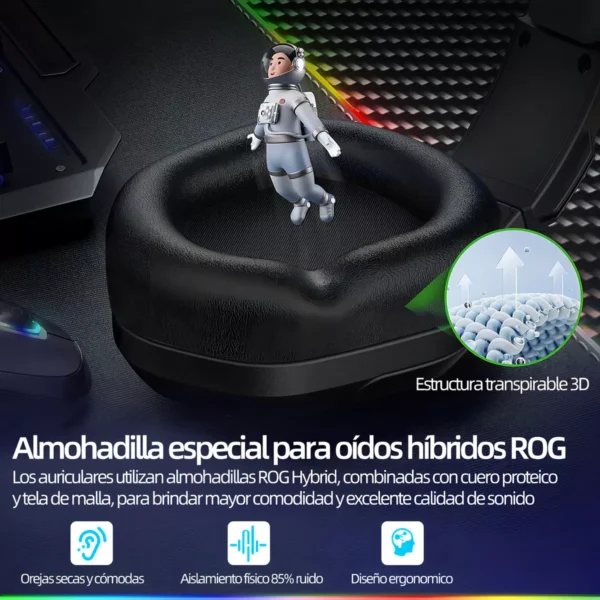 Audífonos Gamer KRIOS K11 Headset Gamer con Microfono Led Rgb para Xbox Ps4 Pc - Image 7